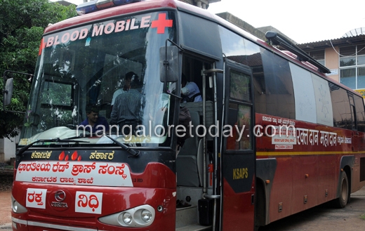 Blood Mobile Bus in Mangalore